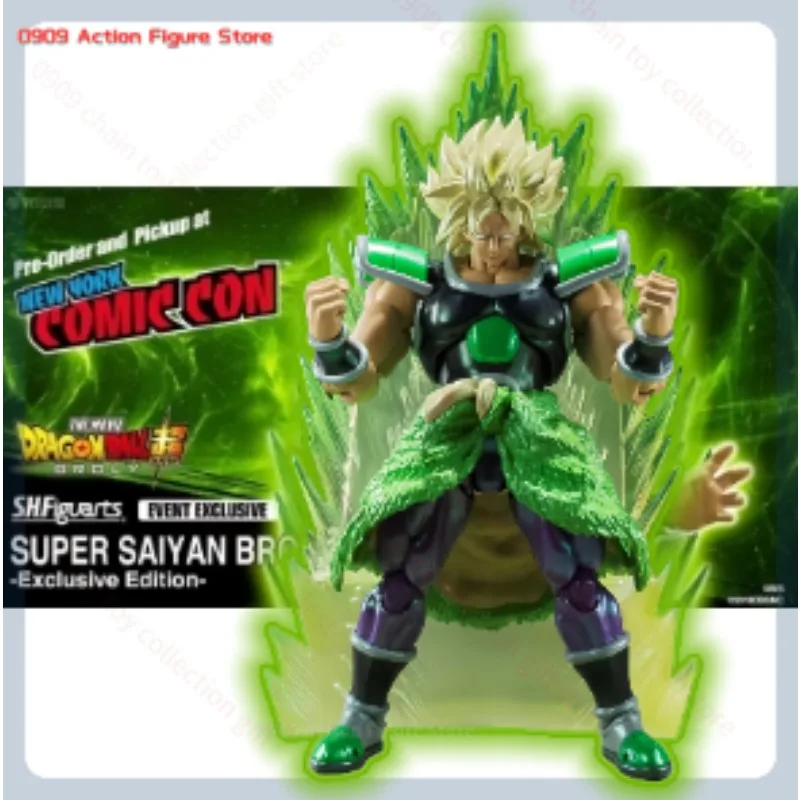 

In Stock Original SHF Dragon beads Series Super Saiyan Broly Action Figures Gift Collection