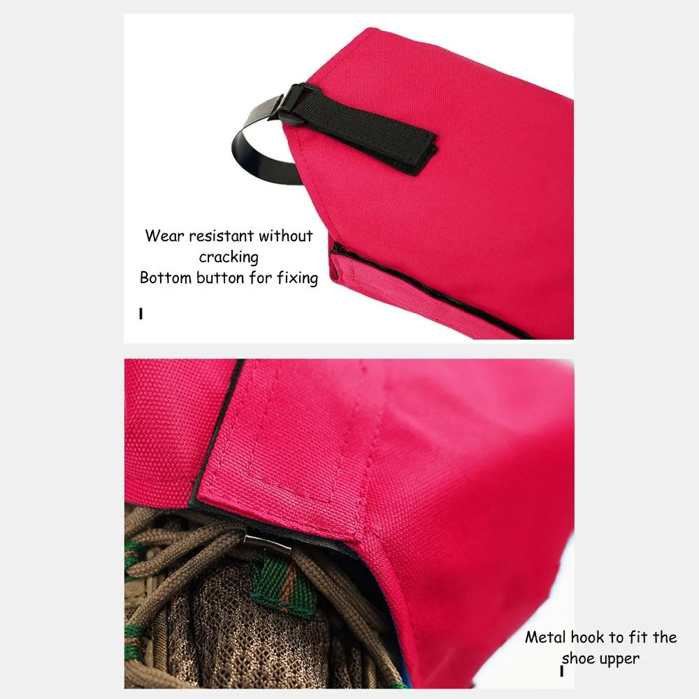 

1 Pair 600D Ripstop Oxford Cloth Waterproof Leg Gaiters Waterproof With Hook Closure Hiking Boot Cover Leg Gaiters Climbing
