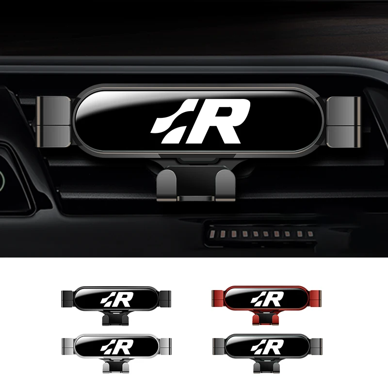Soporte para teléfono de coche, soporte para rejilla de ventilación, soporte para GPS móvil, para Volkswagen VW R Passat Golf Tiguan Polo Scirocco Jetta