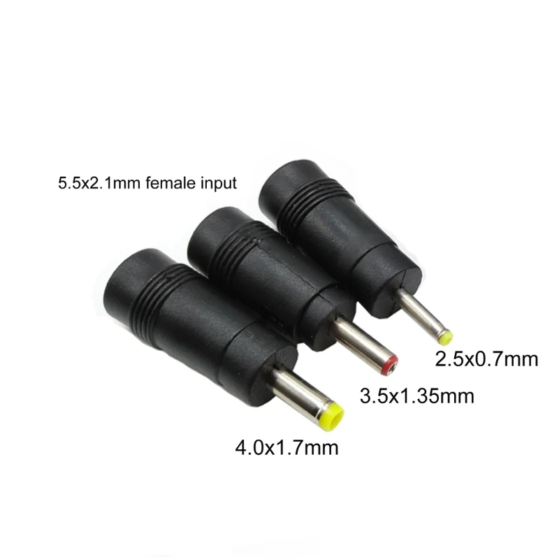 마이크로 USB 암 DC 어댑터, 라우터 카메라용 전원 공급 장치, 수 5V 커넥터, 5.5x2.1mm, 3.5x1.35mm, 2.5x0.7mm, 4.0x1.7mm