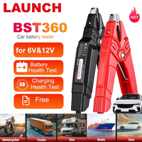 2025 Launch Upgraded BST360 6V 12V Car Battery Tester Bluetooth Charging Cranking System Analyzer for Android iPhone Launch X431
