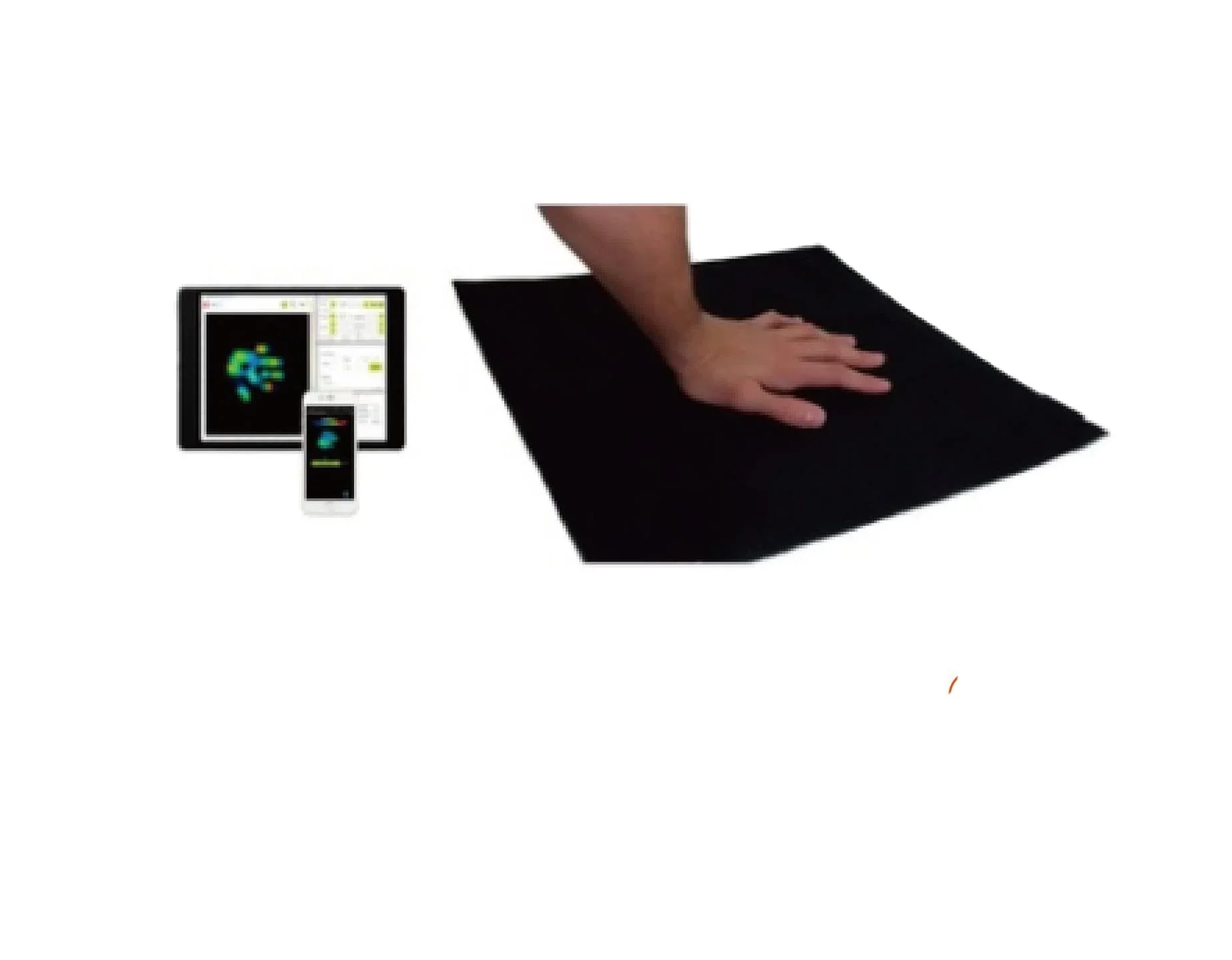 Cushion Foot Pressure Distribution Measurement System Development Kit With Circuitry With Display Heat Map