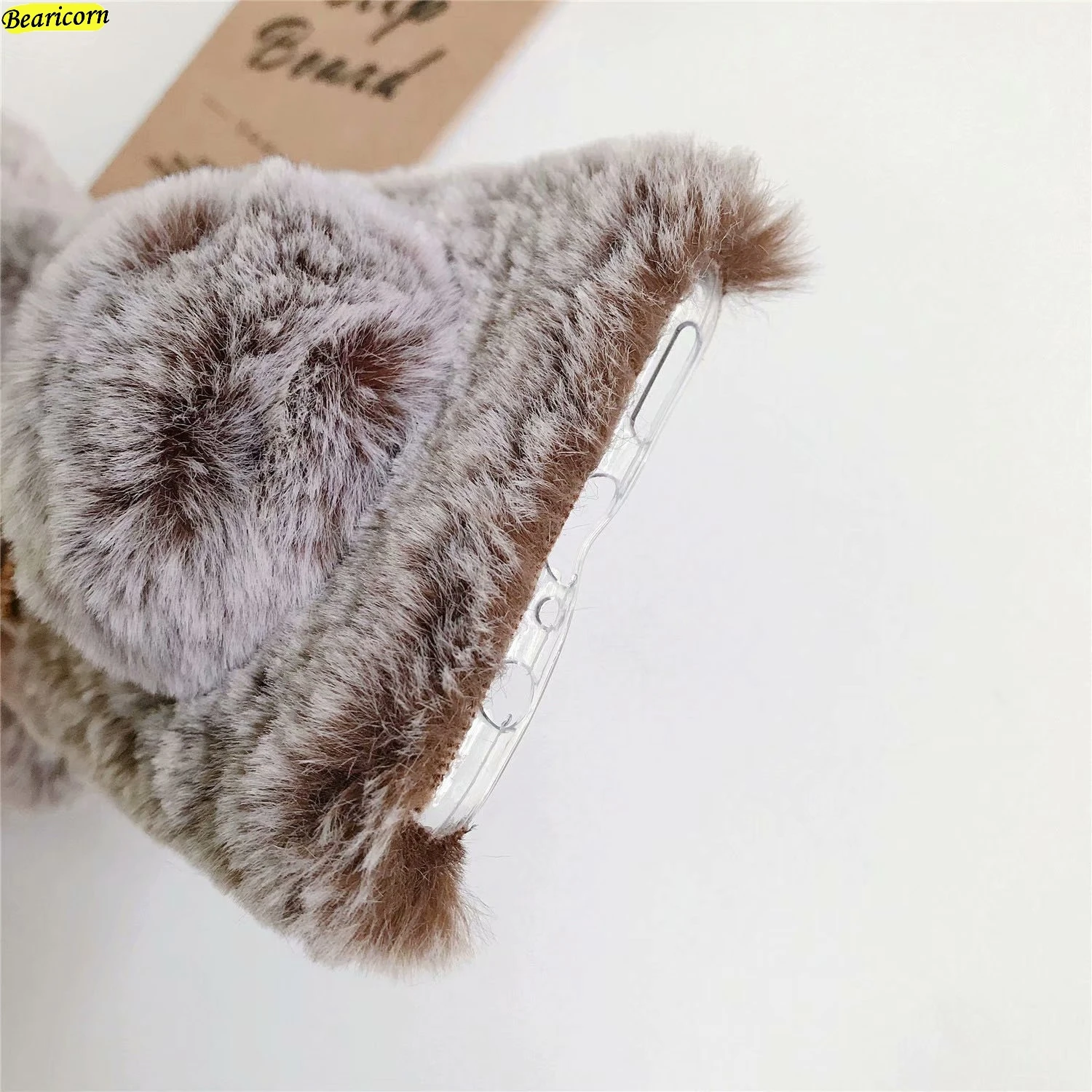 Fur Plush Phone Case For Huawei Mate 9 10 20 30 40 Lite Nova 3 3i 3e 5T 6 7 SE Pro Plus 7i 5G Furry Rabbit Bunny Soft Back Cover