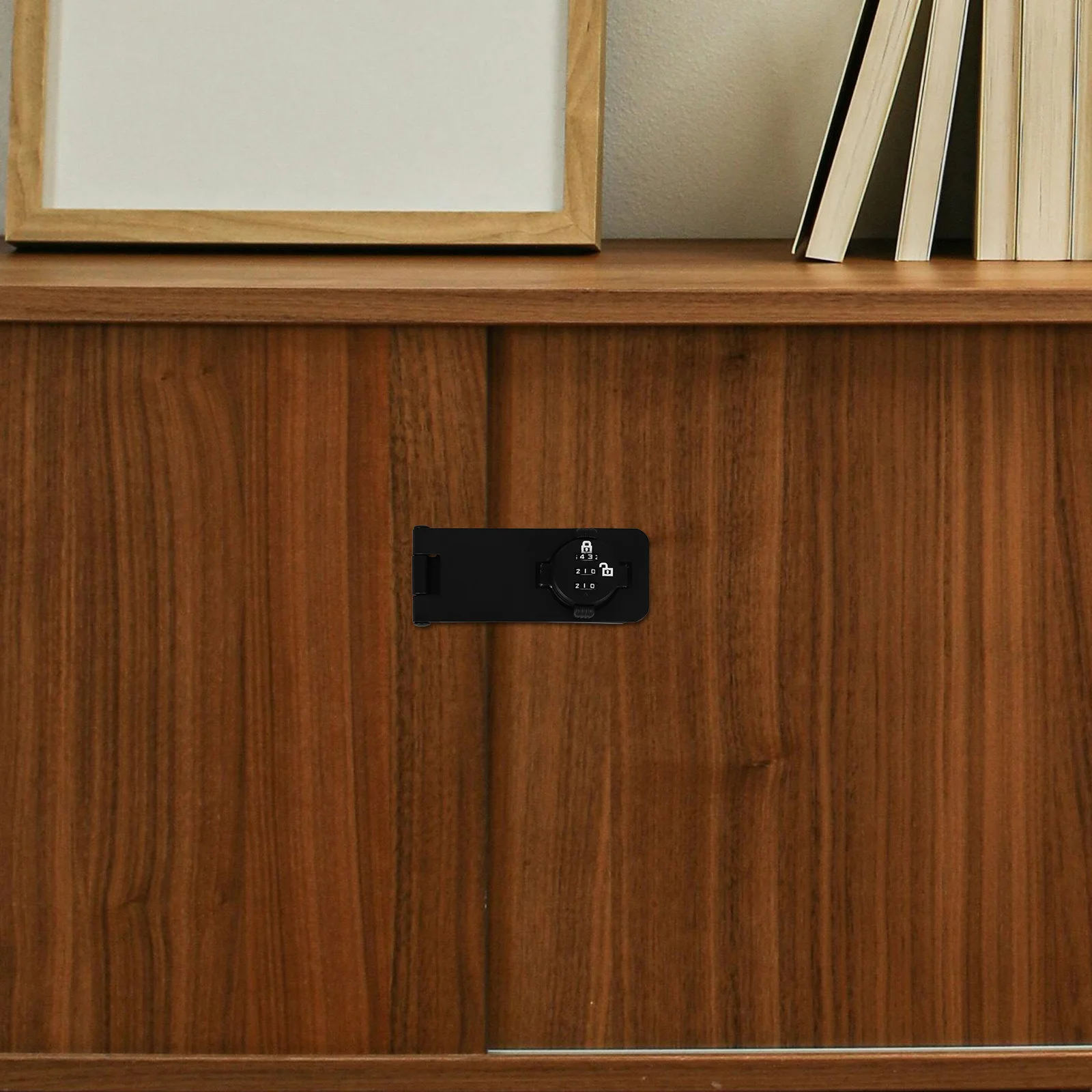 

Cabinet Door Lock 45mm Black Night Glow Password Combination Mechanical Latch Durable Anti Theft Storage Locker Locks