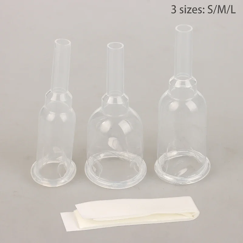 Sterilized Comfortable Medical Silicone Male External Catheter Self Adhesive Silicone Catheter External Size S M L