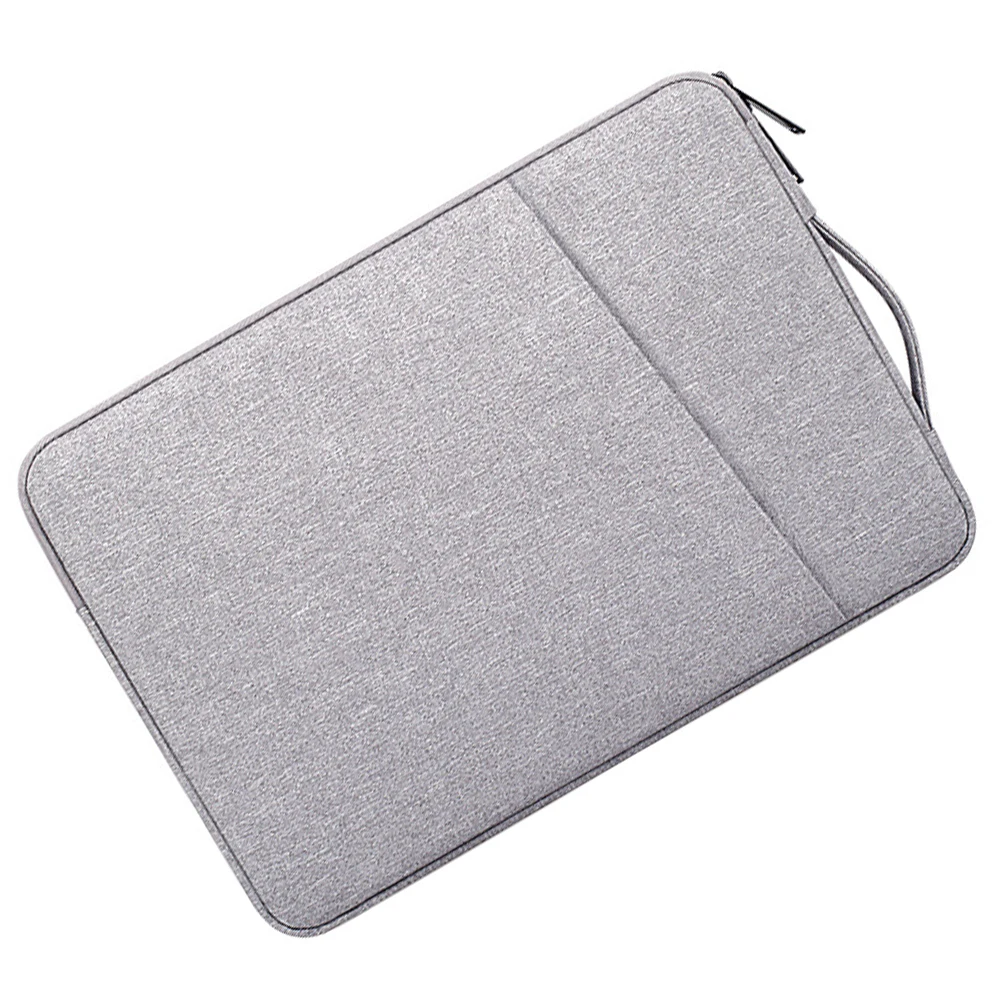 Laptop Protective Cover Lightweight Thin Waterproof Scratch Resistant Notebook Bag Storage Pouch Light Grey Computer Pouch
