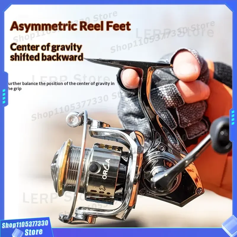 Australia S1 Rotary Fishing Reel All Metal Inclined Shallow Spool Smooth Line Cup Left Hand Handle For River Lake Angling