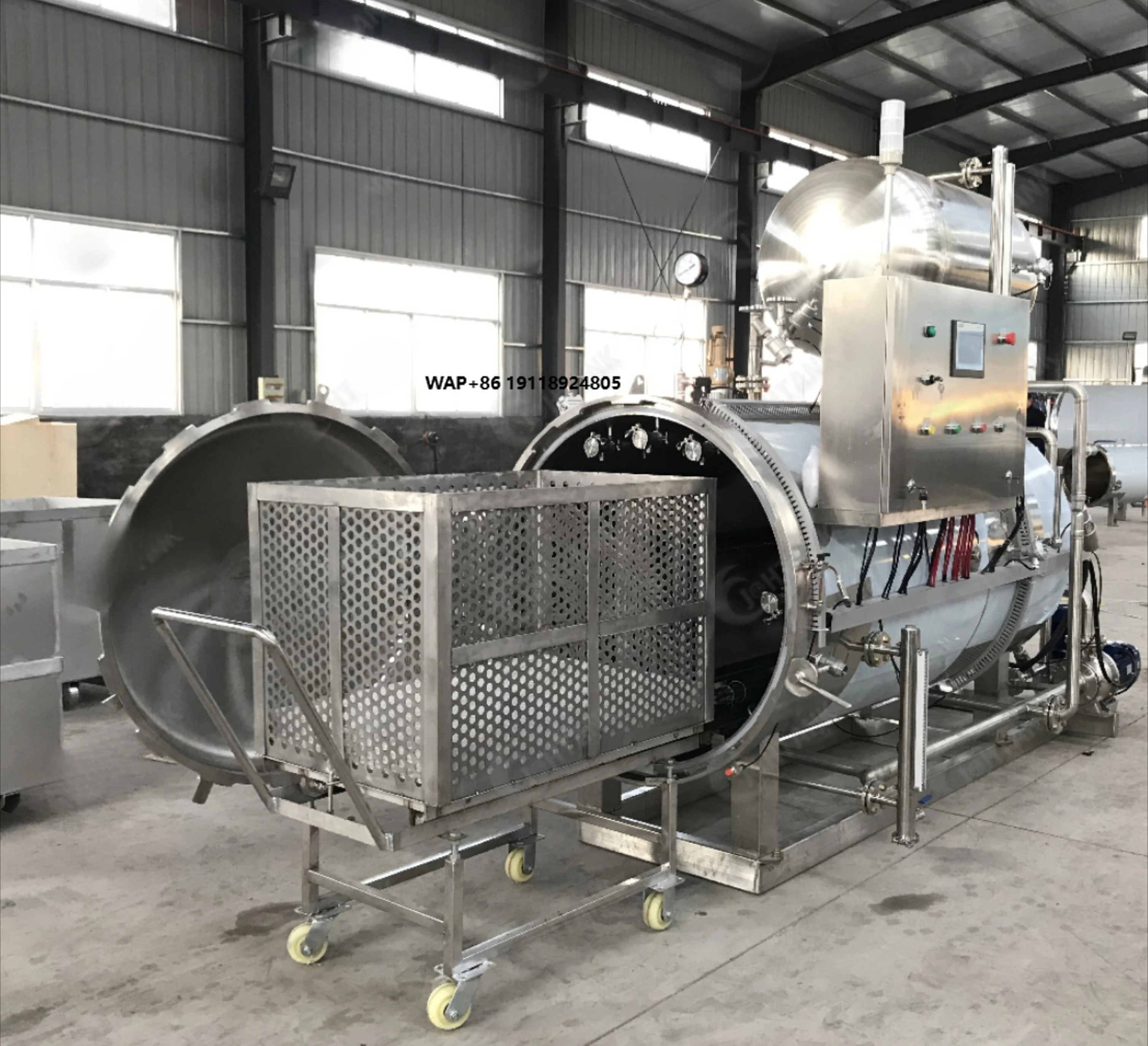 

Industrial Autoclave Water Bath Sterilization Autoclave Technique Canned Food Sterilizing Machine
