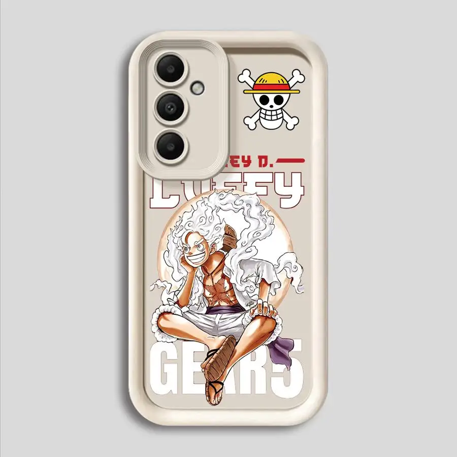 حافظة لهاتف سامسونج جالاكسي A16 A06 A03s A05 A20 A13 A11 A12 A05s A15 A04e A50 قطعة واحدة D-Luffy