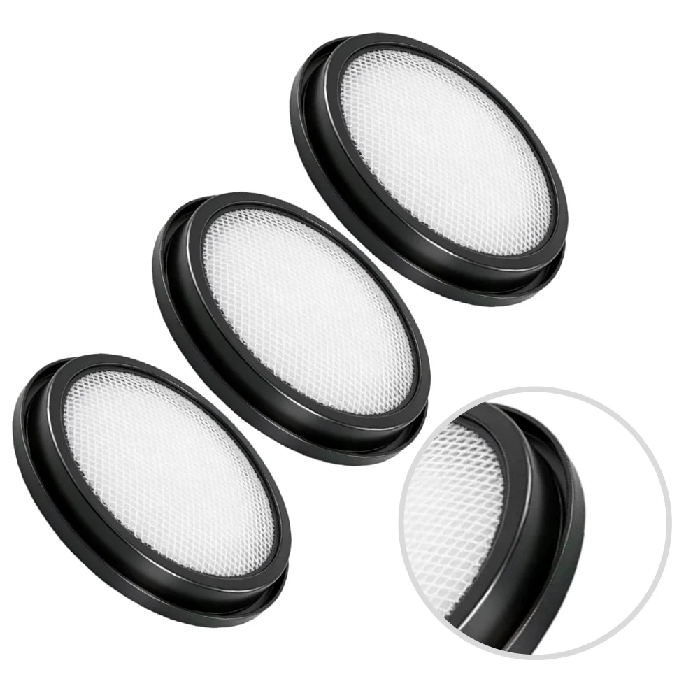 Vactidy V8 HEPA Filter Kit 3 Pack Washable Replacement Parts Cordless Vacuum Cleaner Accessories Home Pet Hair Cleaning Tool Set view 3
