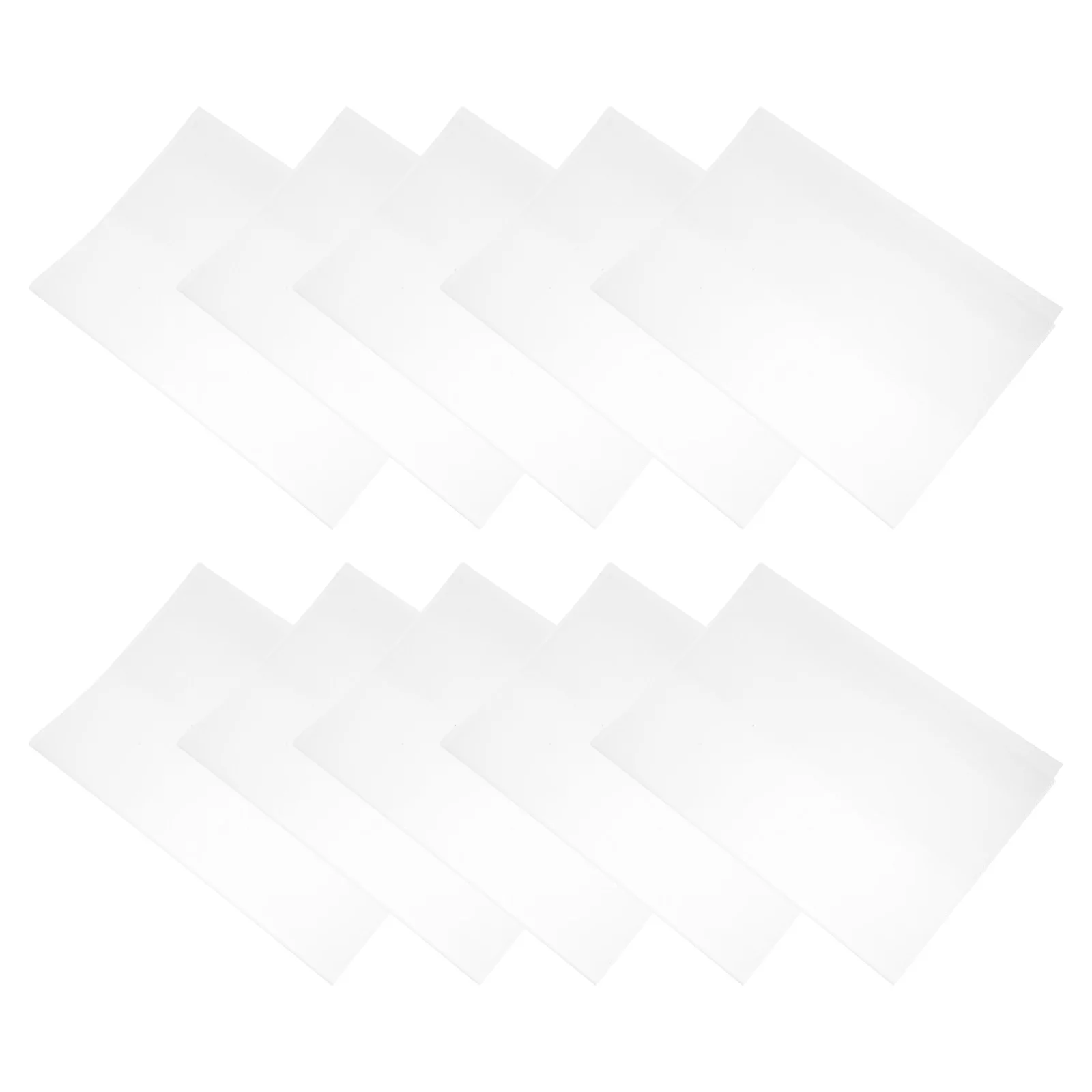 

10 Pcs Clear Book Covers Film Protector for Textbooks Notebooks Hardcover Plastic Sleeves Protective Pouches