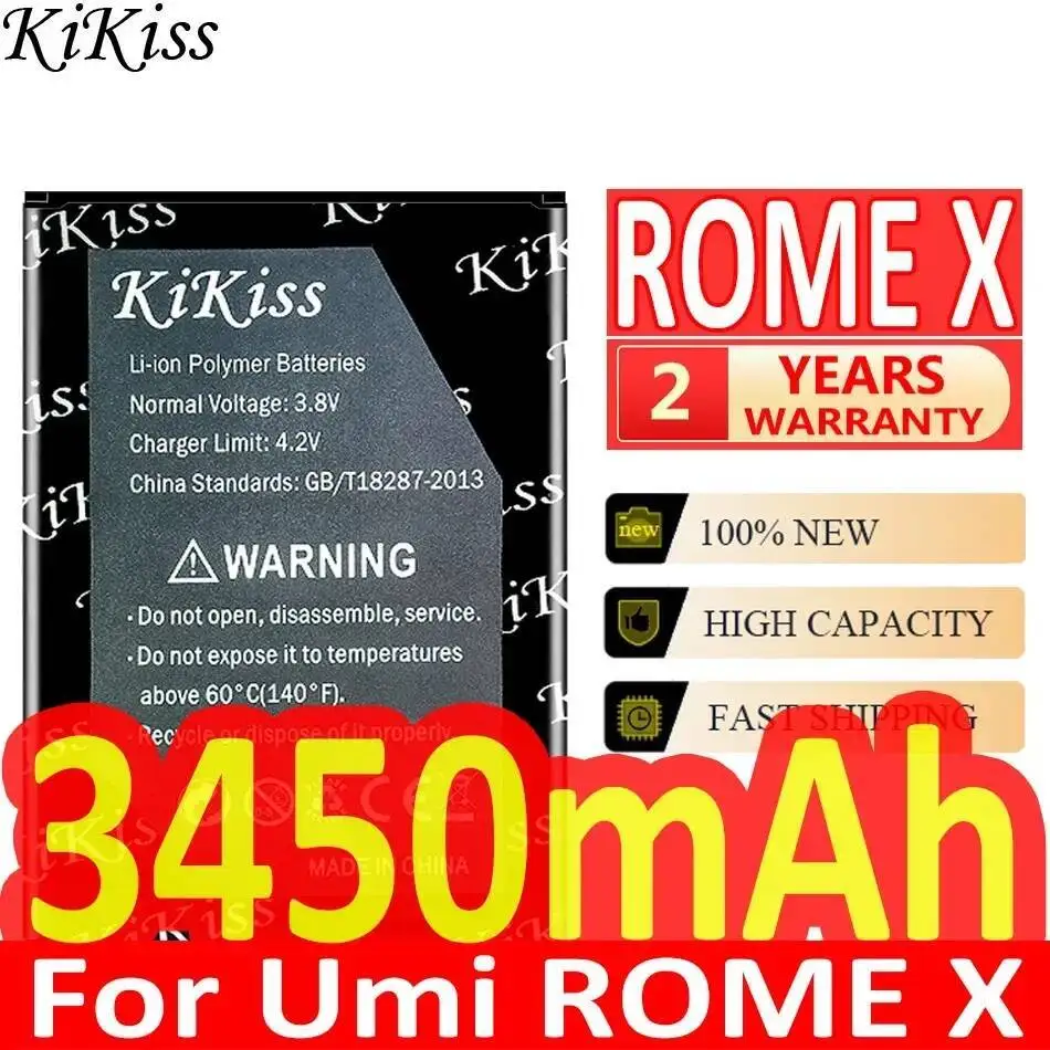 

Mobile Phone Battery Safe For Umidigi Umi Rome X 3450Mah