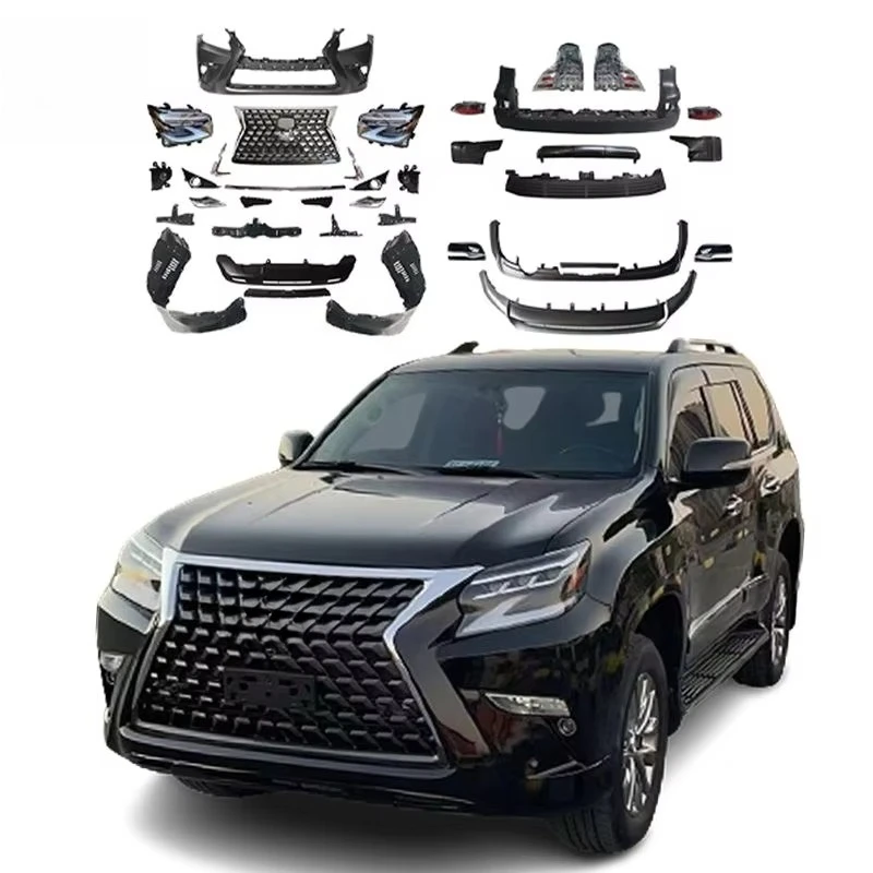 Carlong CL-261 High Quality 2020 Style Complete Car Bumper Front/Rear Assembly Headlights Taillights for GX400/GX460