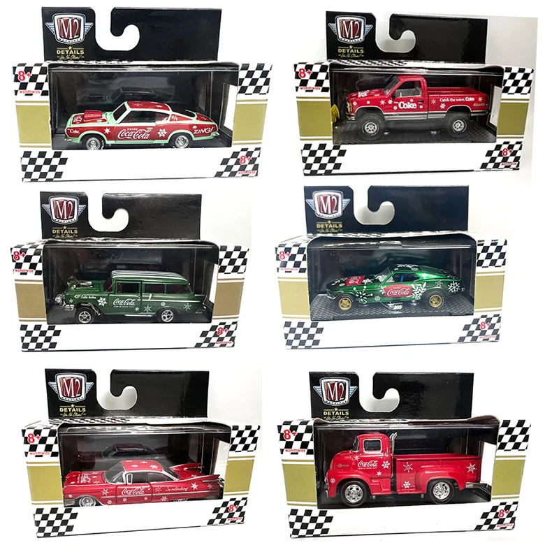 SALE1 M2 machines 1/64 dodge ford Econoline Van Gasser Car special Die-cast alloy car model collection display child gift