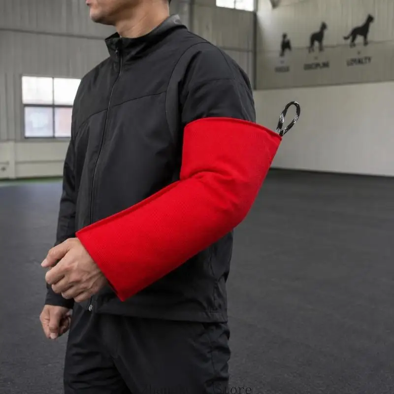 Hundegriff-Trainingshülse für mittelgroße Arbeitshunde, robuster Stoff-Schlepparmschutz für geführte Bohrer und 3XUF – Detail 9