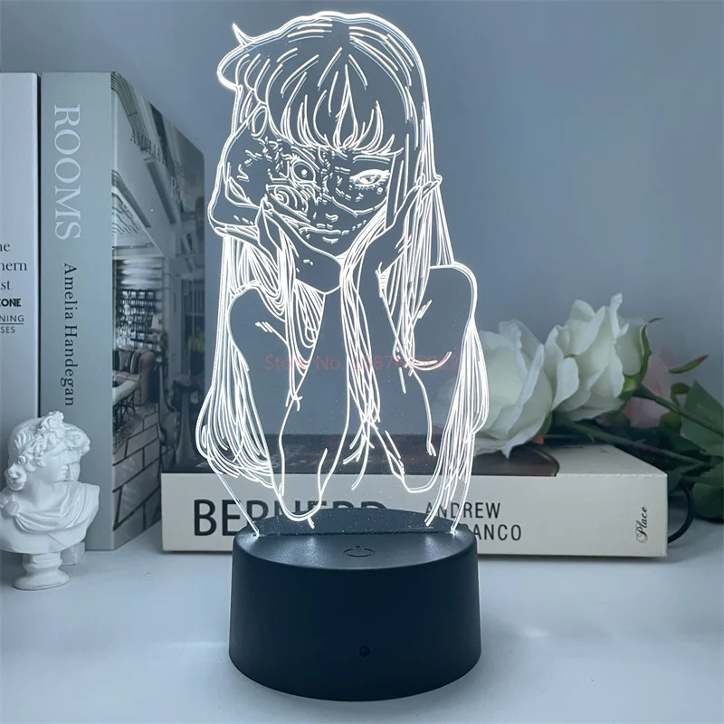 New Tomie Junji Ito Esports Atmosphere Bedroom Night Light Junji Ito Jointly Action Figure Model Garage Kit Doll Toys Gift