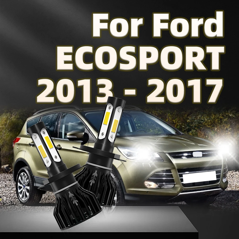 

2Pcs Car Lights 30000LM LED Lamp Headlight Bulbs 6000k White Light For Ford ECOSPORT 2013 2014 2015 2016 2017