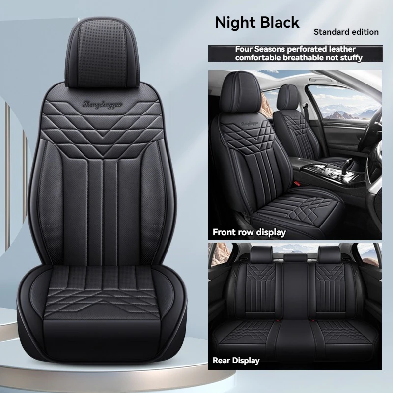 

5 Seat Full Set Universal Car Leather Seat Cover For Chevrolet Cruze Captiva TRAX LOVASAIL Blazer Cavalier Car Accessories