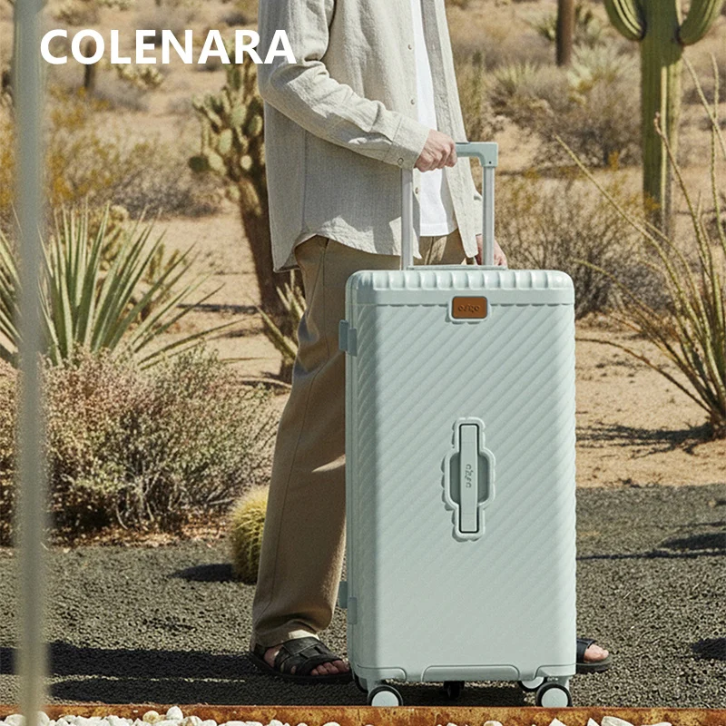 COLENARA Koffer auf Rollen, 20 Zoll, ABS+PC, Boarding-Box, 24 Zoll, 26 Zoll, 28 Zoll, 30 Zoll, Studenten-Trolley, Damen-Gepäck mit großer Kapazität