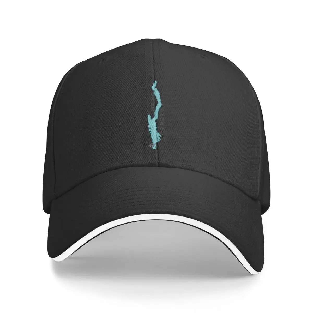 

Lake George Outline and Text Baseball Cap Hat Luxury Brand Fluffy Hat Men's Caps Women's