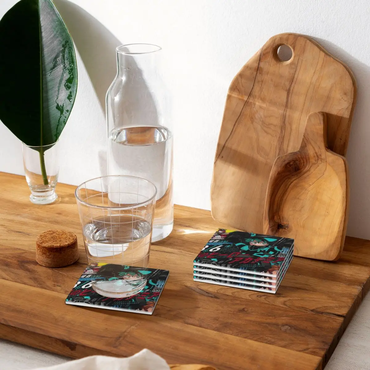 My Hero Academia Coasters Ceramics Mat Decoration And Accessories For Table Utensils For Kitchen Dining Table Mat Coffee Mat