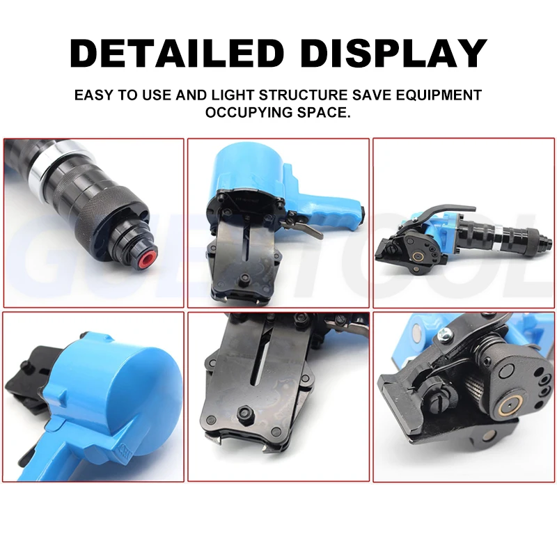 Pneumatic Locking Machine KCL32C Strapping Machine Baler Separated Pneumatic Iron Belt Strapping Machine Split Steel Belt Baler