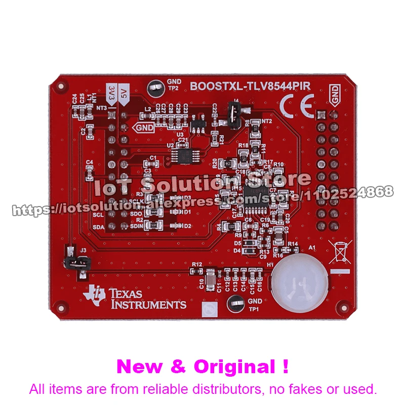 BOOSTXL-TLV8544PIR TLV8544 Quad Nanopower Op amp PIR Motion Detector Demonstration Module BOOSTXL TLV8544PIR
