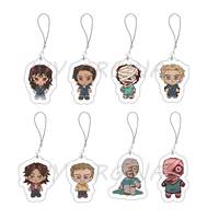 Hot Horror Game Chibis Mobile Phone Charms Cute Arcylic Jimmy Curly Anya Sallyface Small Phone Chain Keychain Friends Gamer Gift