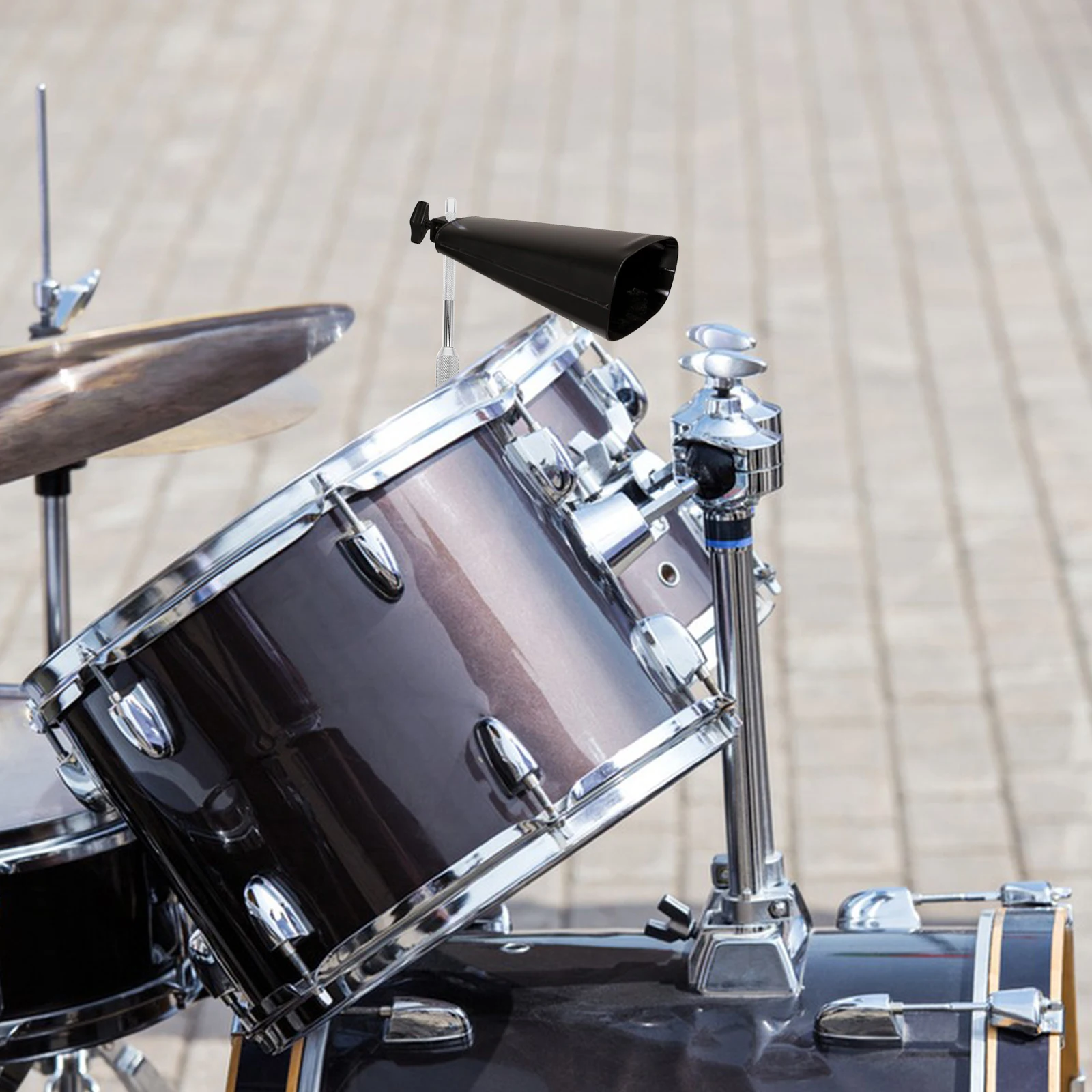 

Cowbell Stand Accessories Bracket for Drum Mounting Bar Fitting Rod Stability Metal Holder Accessory Extension