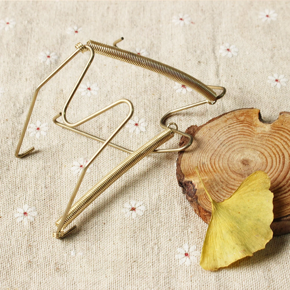 

10 Sets Invisible Hook Rack Dish Holder Plate Display Metal Bracket Stand Hanging Wall-mounted