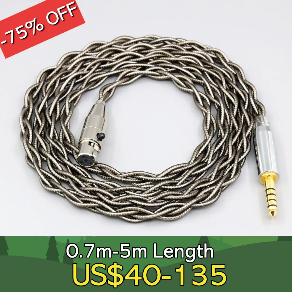 99% Pure Silver Palladium Graphene Gold Earphone Cable For AKG K371BT Beyerdynamic DT177x GO Pioneer HDJ-X10 Headphone LN008254