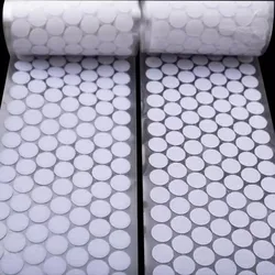 500pair Dots Adhesive Fastener Tape 10/15/20*25mm Disc Dot Sticker Adhesive Strong Glue Magic Sticker Round Coins Hook Loop
