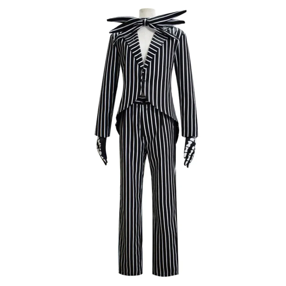 Movie Nightmare Christmas Jack Skellington Cosplay Sally Costume Coat Outfit Halloween Carnival Party Horro Disguise Roleplay