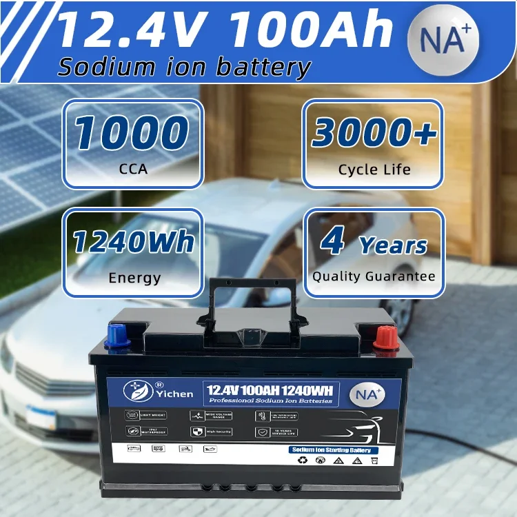 Solar Deep Cycle Na ion Batteries 12V 100Ah Sodium Ion battery for RV Marine Energy Storage System