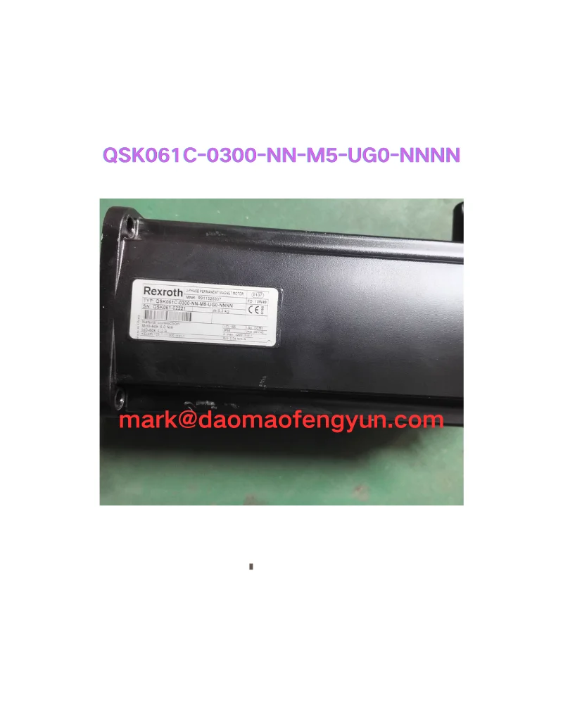QSK061C-0300-NN-M5-UG0-NNNN Second hand servo motor test OK,
