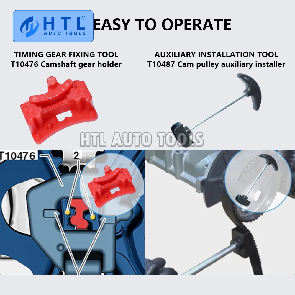 EA211 Engine Timing Camshaft Alignment Tool Set For VW Audi A3 Seat Skoda Golf 7 mk7 VII For Jetta 1.0/1.2/1.4 TSI TGI