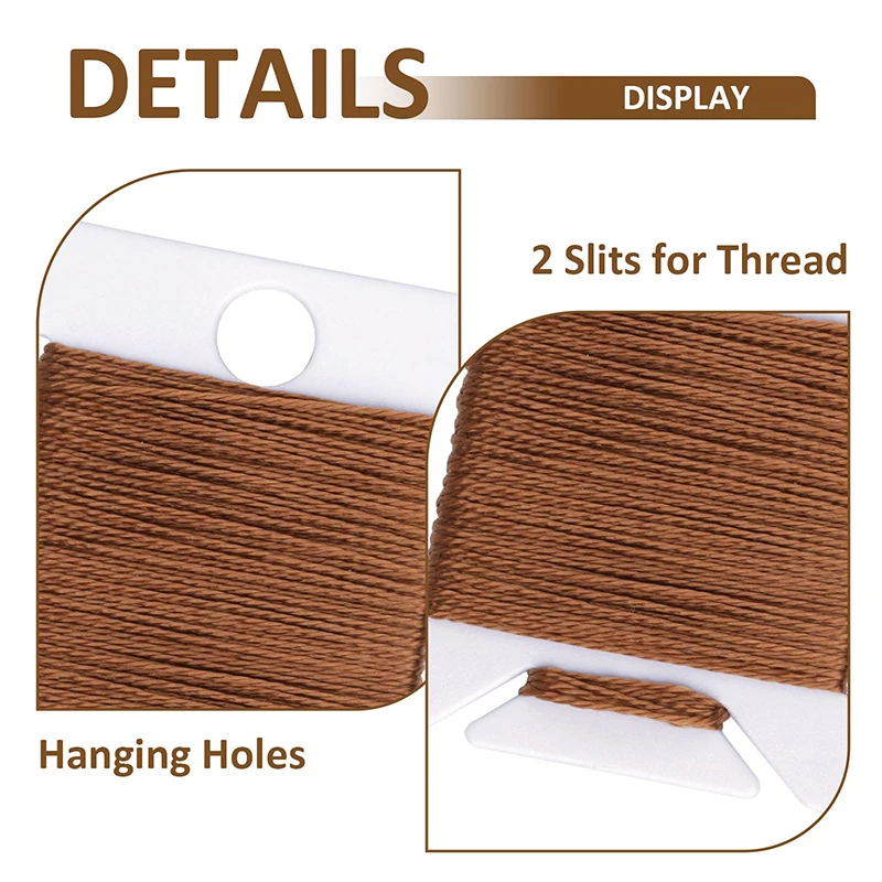 Avvolgitore di corde Carta per filo da ricamo Bobine di filo di plastica Filo interdentale per filo manuale Supporto per stoccaggio rapido Avvolgimento Punto Ferita