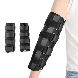 Elbow Joint Fixation Belt Upper Limb Extension Splint Breathable Adjustable Arm Fixation Brace Night Stabilizer Support Sleeve