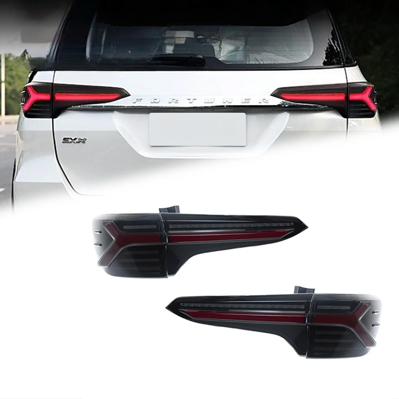 

FT Car Lights For Toyota Fortuner Taillights 2016-2021 Fortuner LED Tail Lamp Dynamic Turn Signal Light Car Taillights Assembly