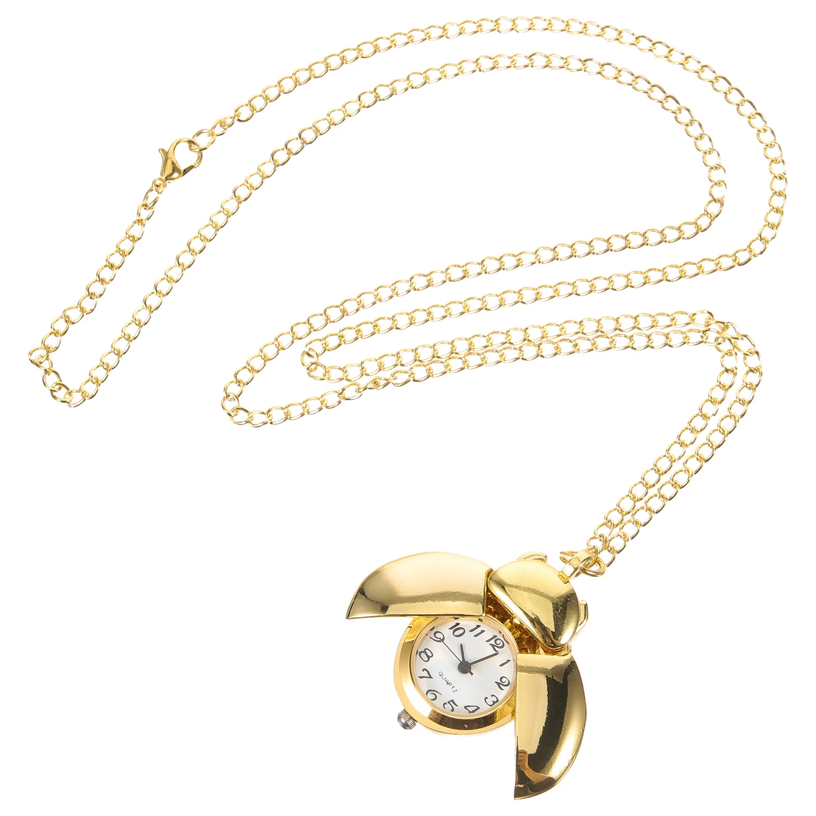 Beetle Pocket Watch Necklace for Girls Pendant Vintage Small Jewelry Alloy Women and