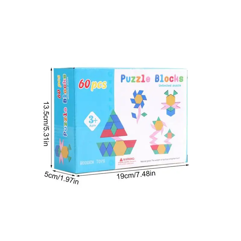 패턴 블록 유치원 교육 기하학 퍼즐 Tangram 장난감 퍼즐 블록 유치원 교실 홈 스쿨 여행 파인