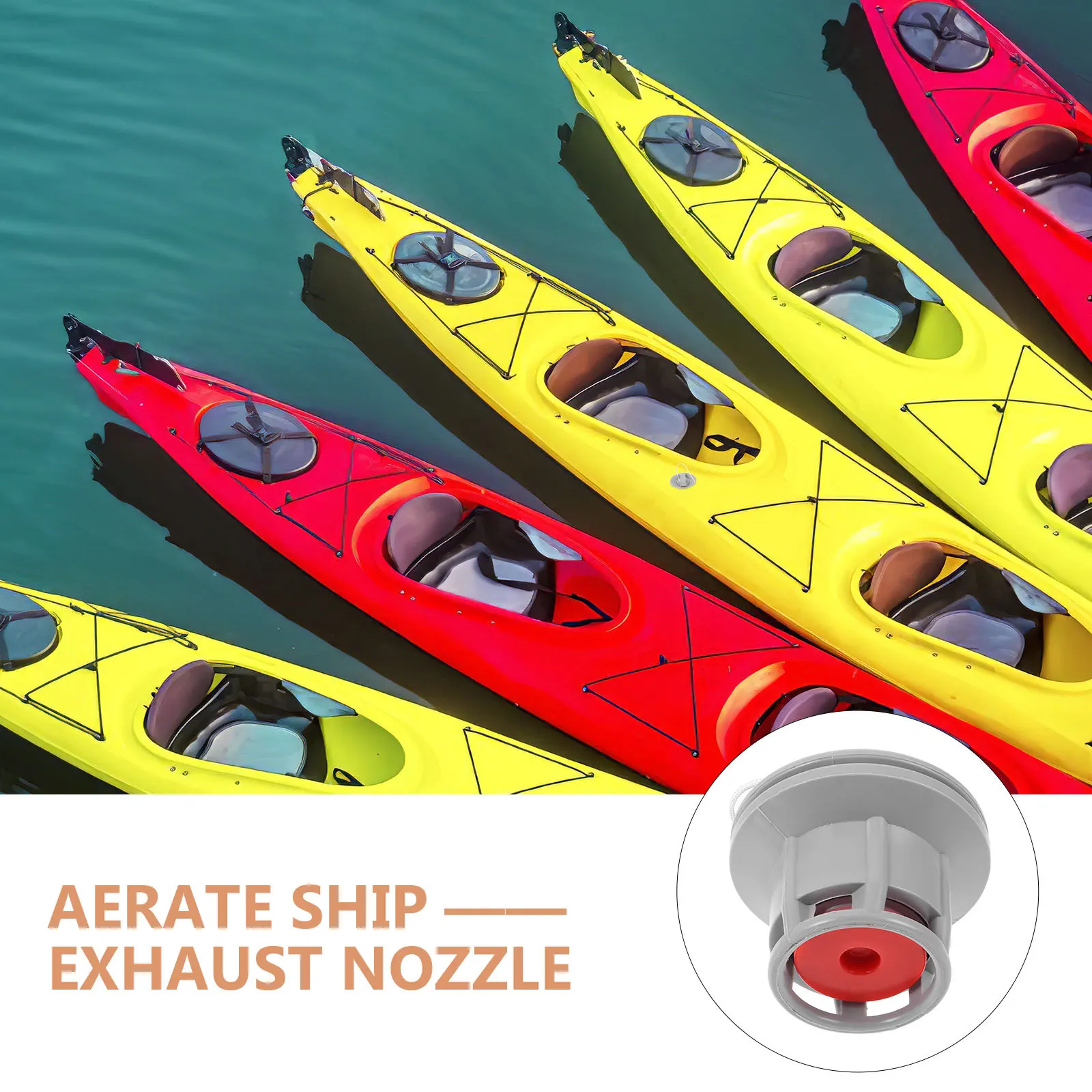 

Kayak Air Valve Inflatable Boat Valve High Pressure Durable Pom Material Easy Inflate Deflate Outdoor Camping Travel Fishing