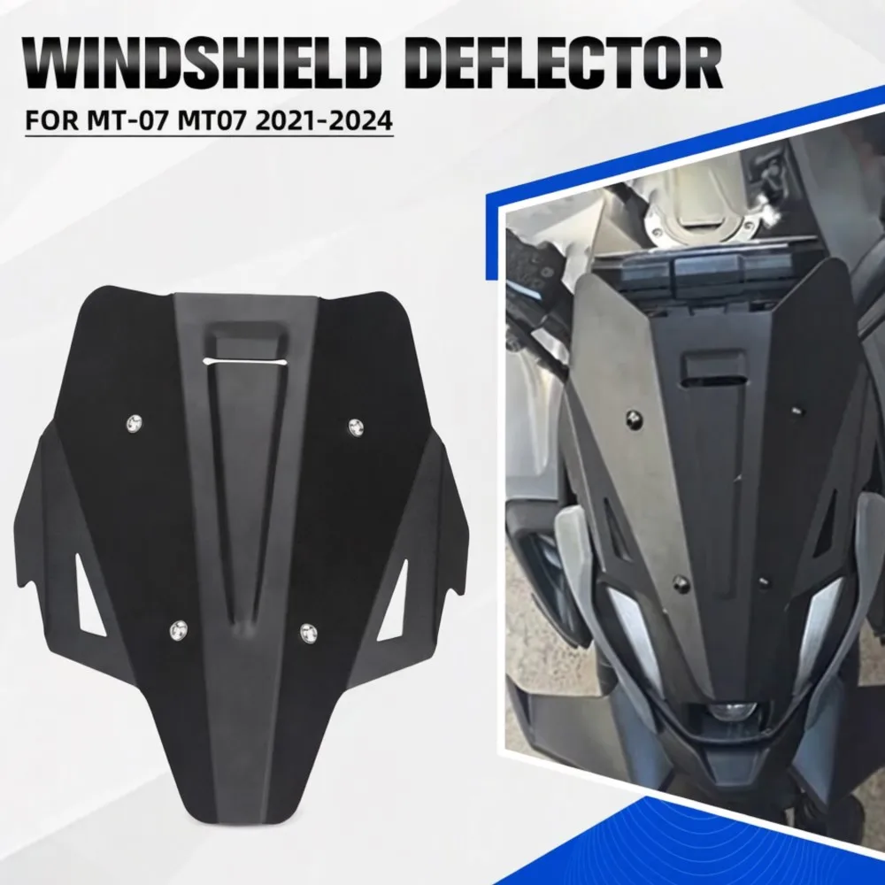 

FOR YAMAHA MT-07 2021-2022-2023-2024 Accessories Windscreen Fairing Aluminum Sport Screen Windshield Deflector Motorcycles