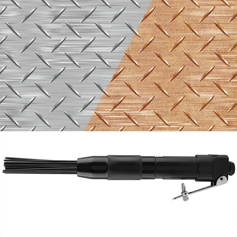 A76K Needle Scaler Air Pneumatic Rust Corrosion Slag Remove Deburring Cleaning Tool