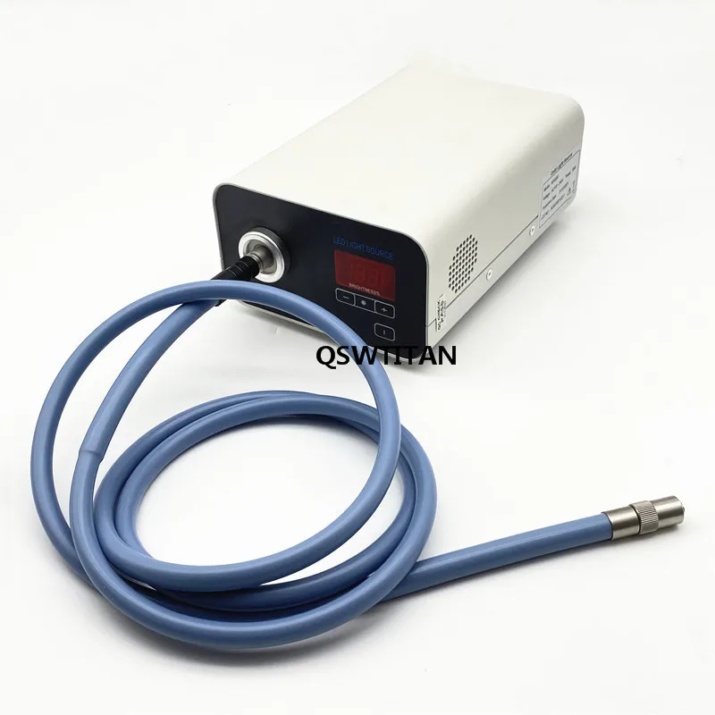 

LED 30W Cold Light Source MINI Portable High Brightness Optical Fiber for Endoscope Surgery ENT Medical Industrial