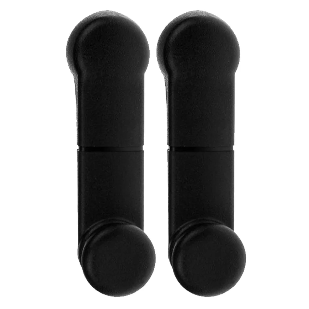 

2 pcs Black Interior Window Crank Handle Replacement For Automotive Performance Parts, Durable Car Door Window Riser, Universal