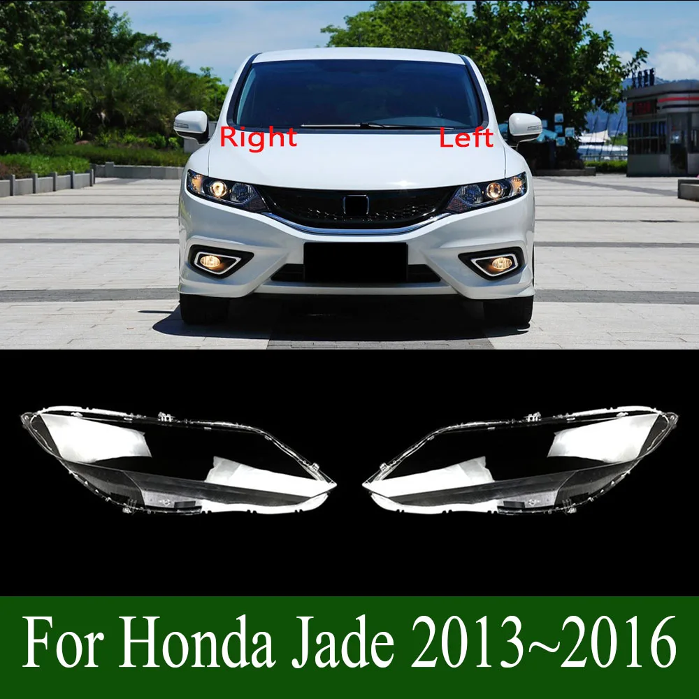 

Для Honda Jade 2013 ~ 2016 чехол для фары автомобиля переднее стекло крышка фары колпачки для линз лампы маска абажур в виде ракушки