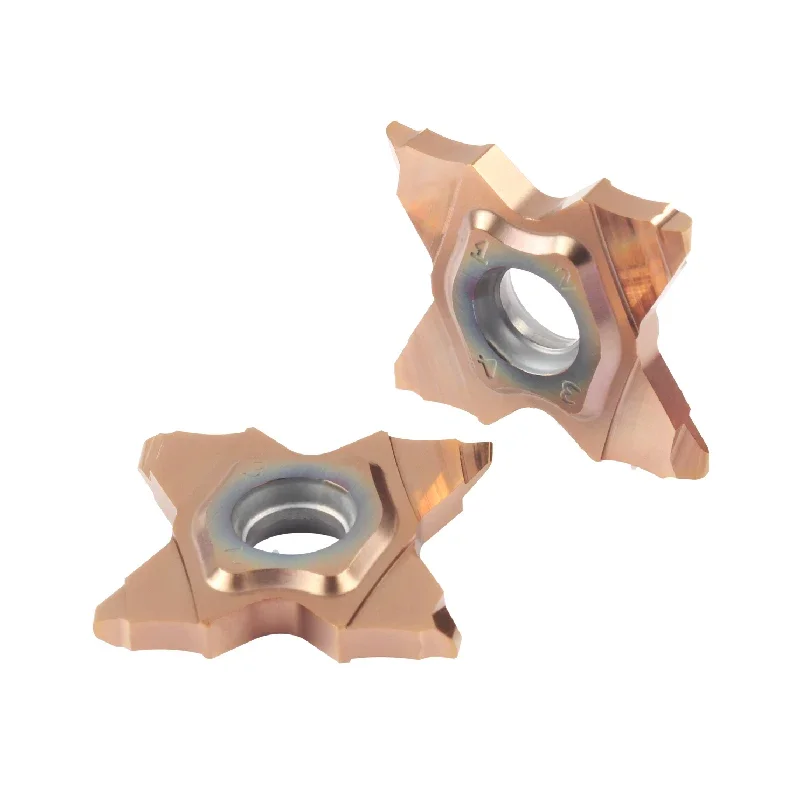 Edges Butterfly Carbide Grooving Insert for Swiss Lathes High Stability & Long Life OEM Tool Holder Compatible10 pieces per box.