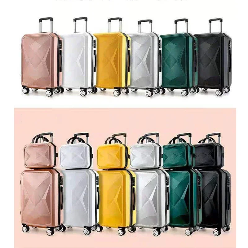 Unisex Lockbox Password Large Capacity Business Travel Universal Wheel Luggage Student Bag Fashion Solid Suitcase Dropshipping