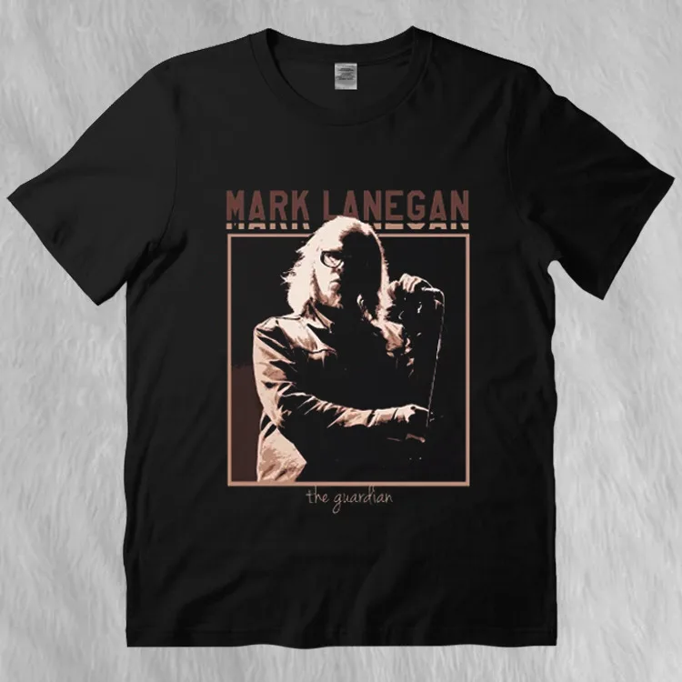 Camiseta Vintage Mark Lanegan alternativa Rock, estilo Retro negro de los años 90, talla completa